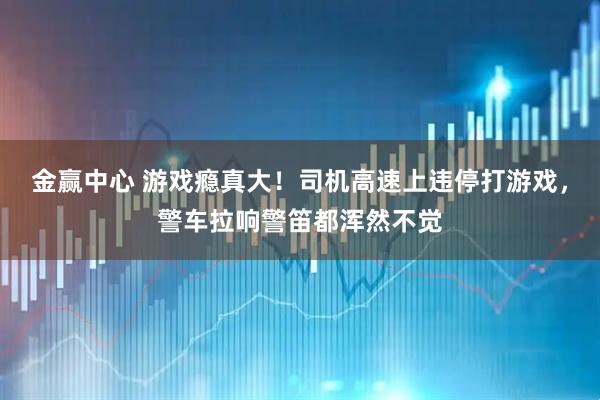 金赢中心 游戏瘾真大!司机高速上违停打游戏,警车拉响警笛都浑然不觉